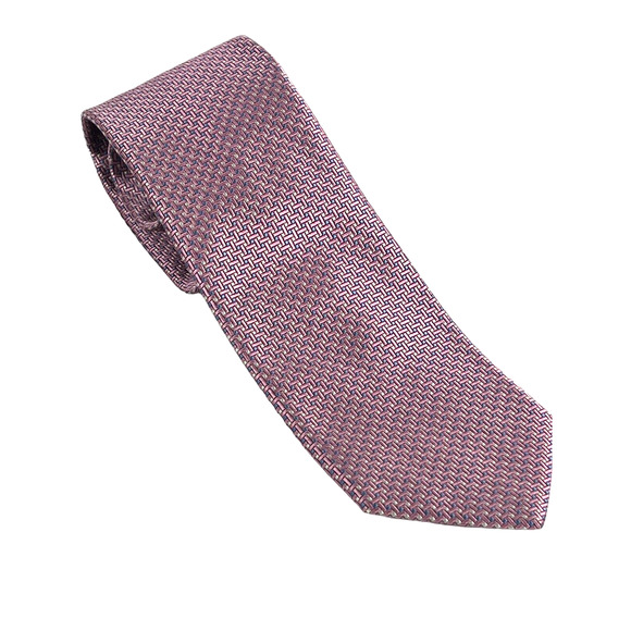 Brooks Brothers Other - New Brooks Brothers 346 Pink Blue White Geometric Silk Neck Tie 58" x 3"